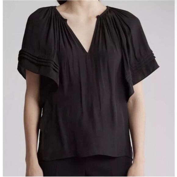 Ramy Brook NWT Kylo Top in Black Size Small MRSP $325 - Picture 1 of 5